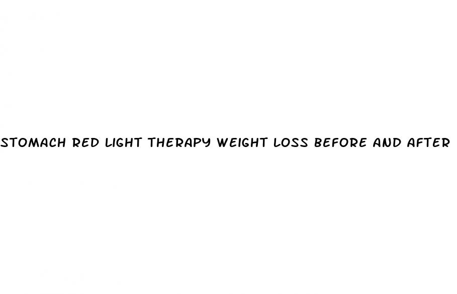 stomach red light therapy weight loss before and after