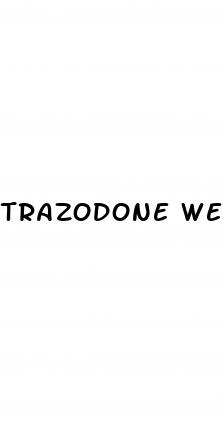 trazodone weight loss