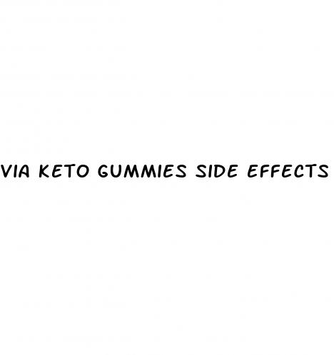 via keto gummies side effects