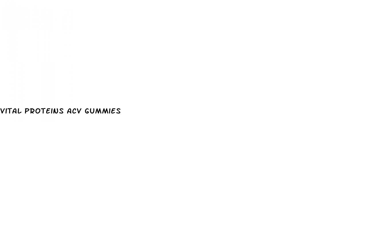 vital proteins acv gummies