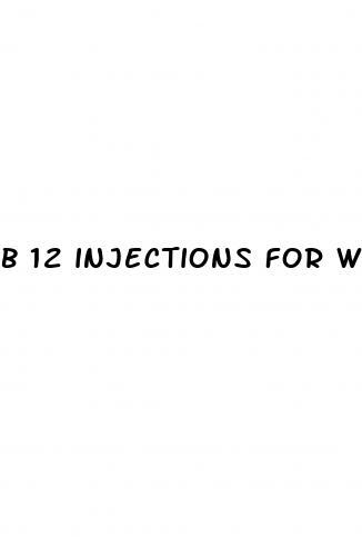b 12 injections for weight loss