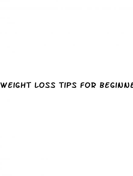 weight loss tips for beginners