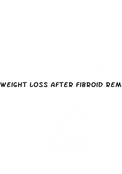 weight loss after fibroid removal