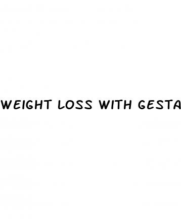 weight loss with gestational diabetes