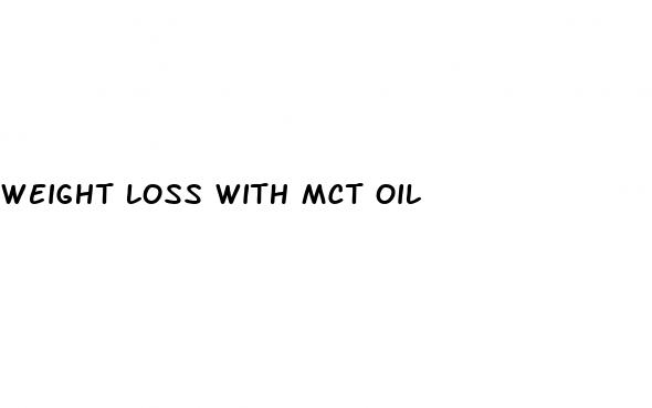 weight loss with mct oil