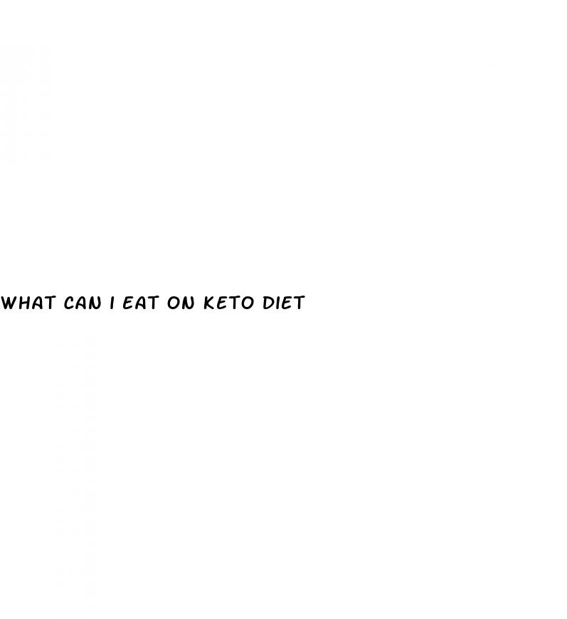 what can i eat on keto diet