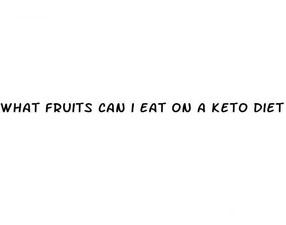 what fruits can i eat on a keto diet