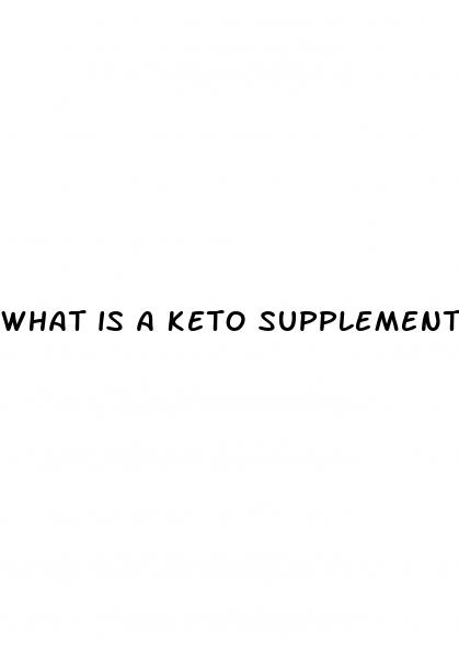 what is a keto supplement