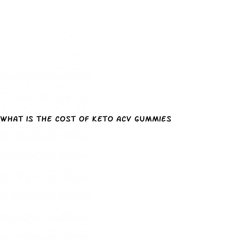 what is the cost of keto acv gummies