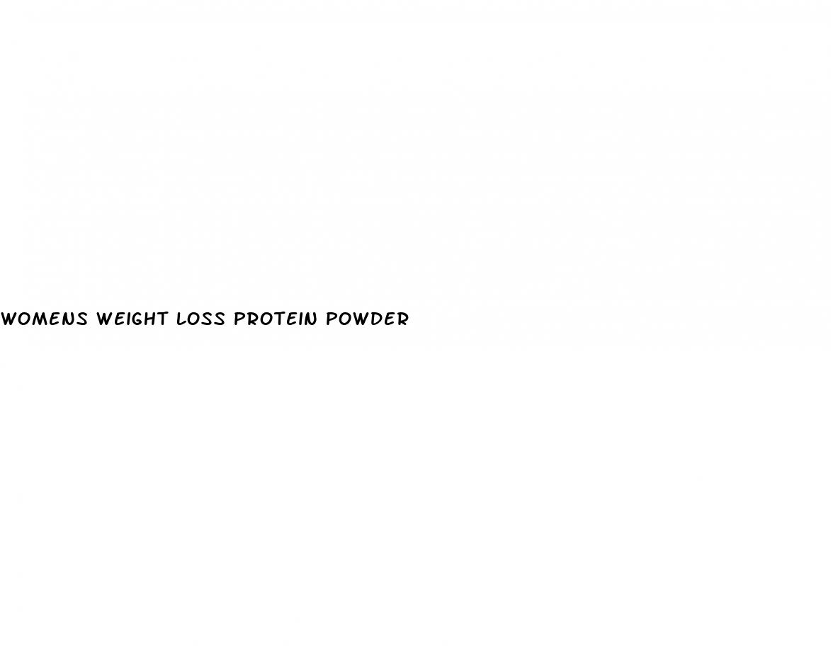 womens weight loss protein powder