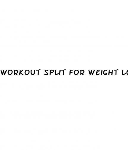 workout split for weight loss