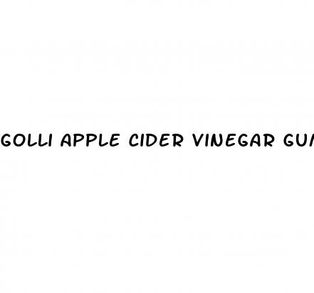 golli apple cider vinegar gummies