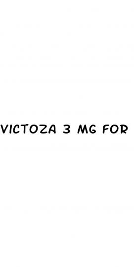 victoza 3 mg for weight loss