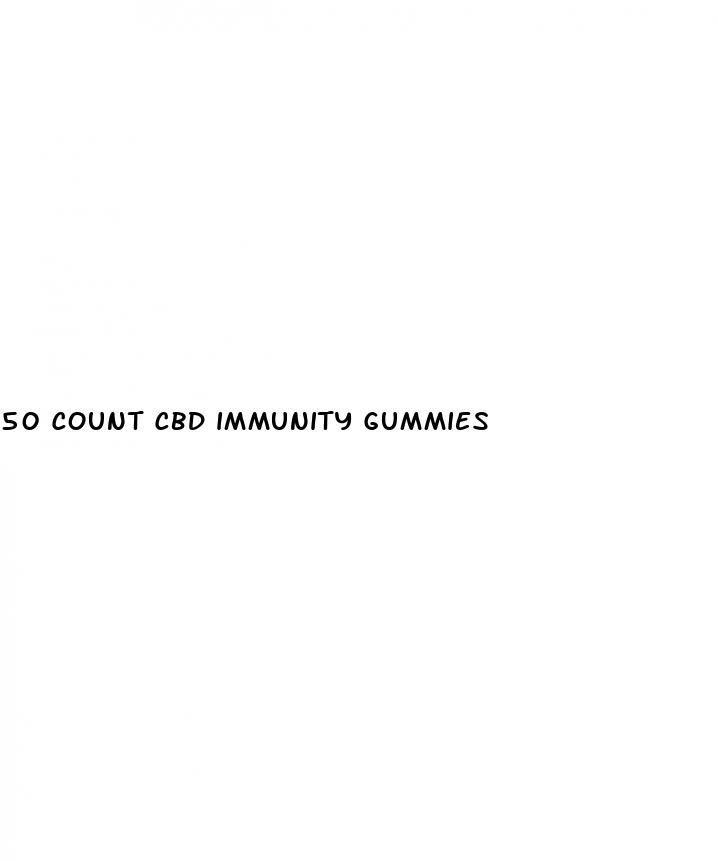 50 count cbd immunity gummies