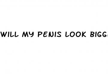 will my penis look bigger if i lose weight