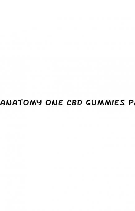 anatomy one cbd gummies para que sirve