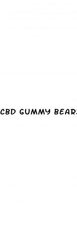 cbd gummy bears for pain relief