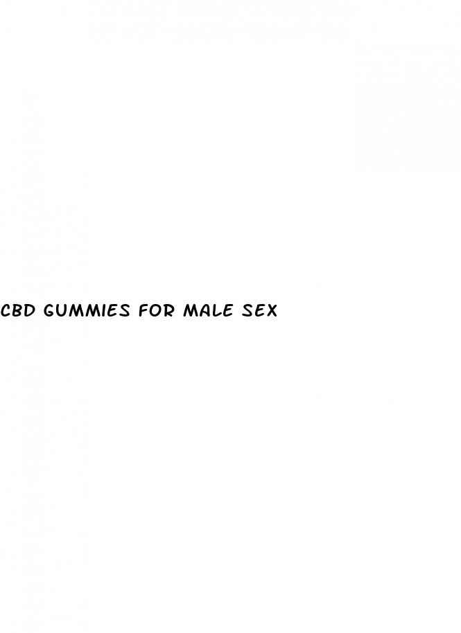 cbd gummies for male sex