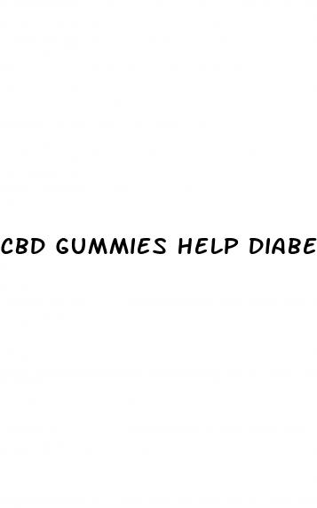 cbd gummies help diabetes
