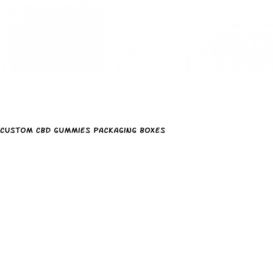 custom cbd gummies packaging boxes