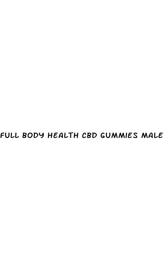 full body health cbd gummies male enhancement