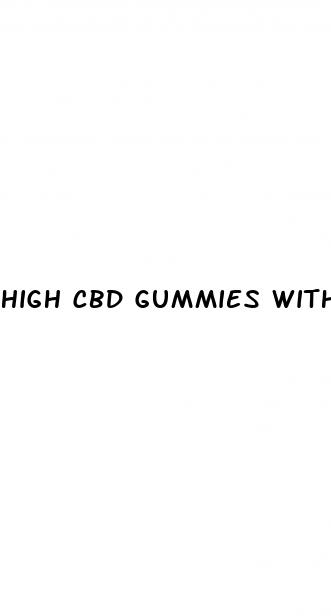 high cbd gummies with thc