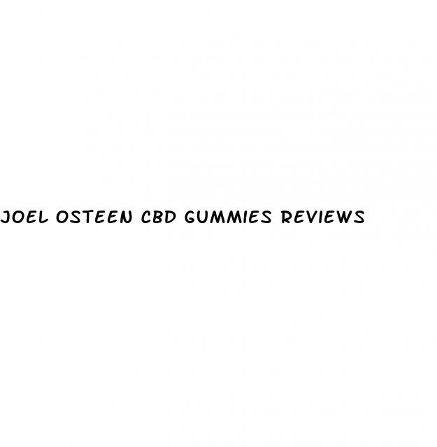 joel osteen cbd gummies reviews