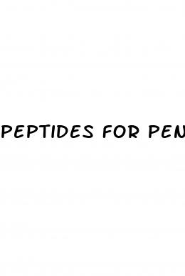 peptides for penis growth