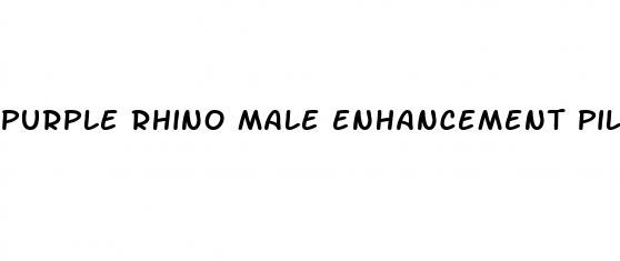 purple rhino male enhancement pills