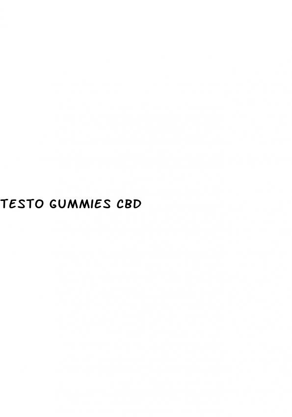 testo gummies cbd