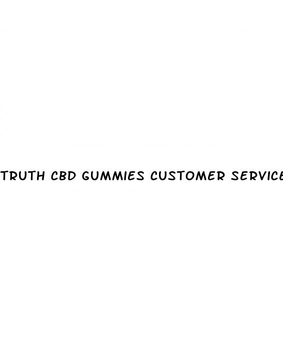 truth cbd gummies customer service number