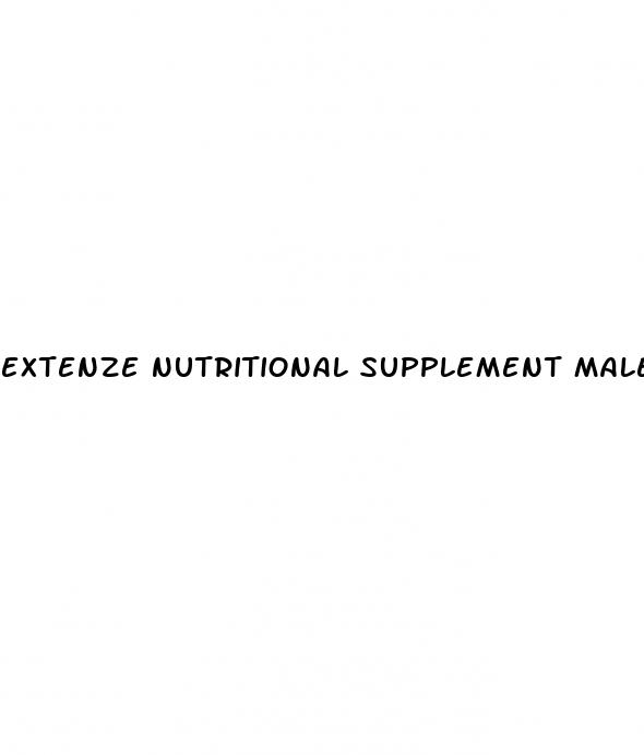 extenze nutritional supplement male enhancement review