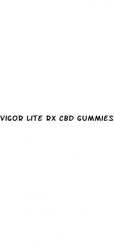 vigor lite rx cbd gummies price