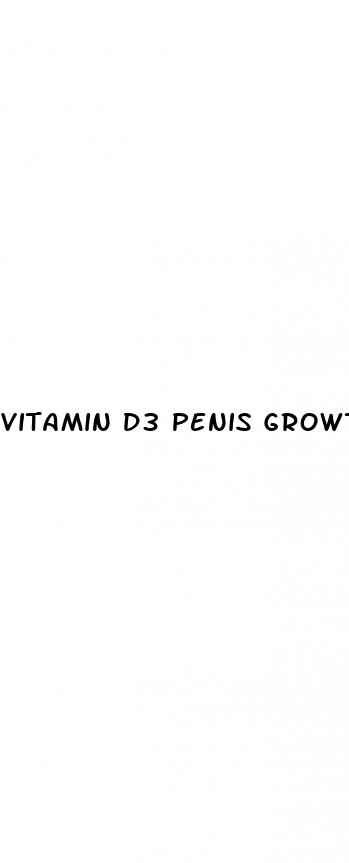 vitamin d3 penis growth