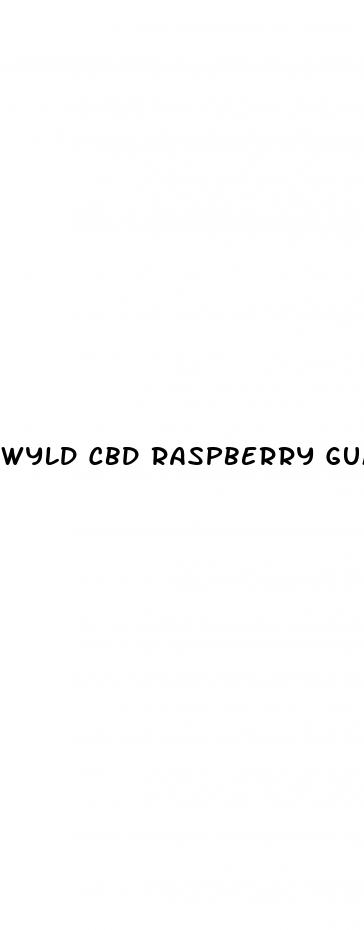 wyld cbd raspberry gummies