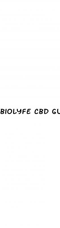 biolyfe cbd gummy