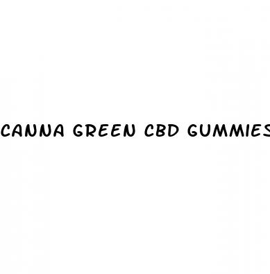 canna green cbd gummies
