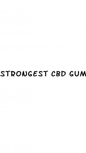 strongest cbd gummies for ed