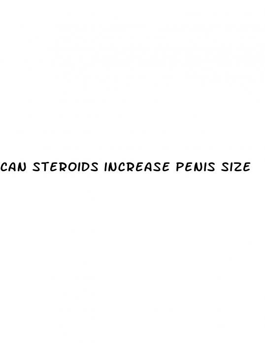 can steroids increase penis size