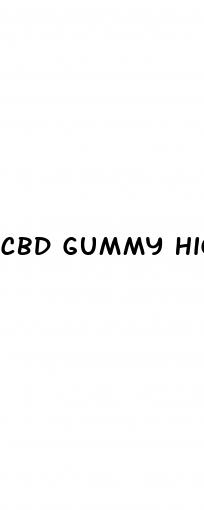 cbd gummy high