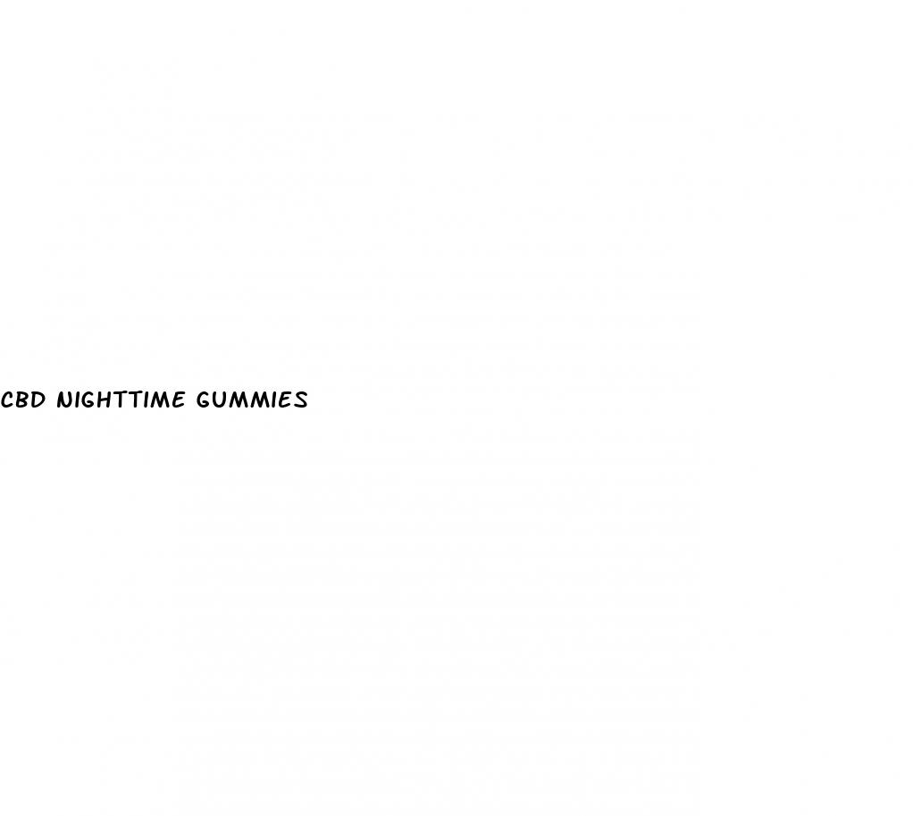 cbd nighttime gummies