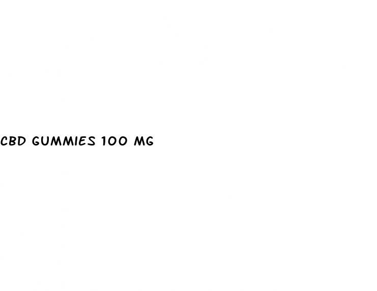 cbd gummies 100 mg