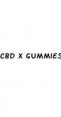 cbd x gummies