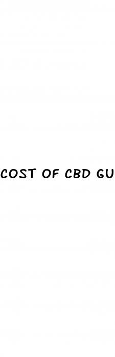 cost of cbd gummies for arthritis