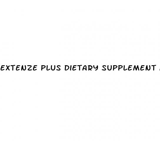 extenze plus dietary supplement male enhancement reviews