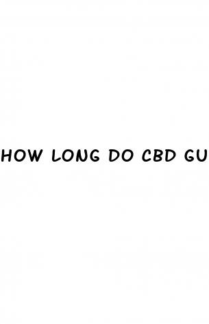 how long do cbd gummies take to work