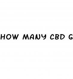 how many cbd gummies per day