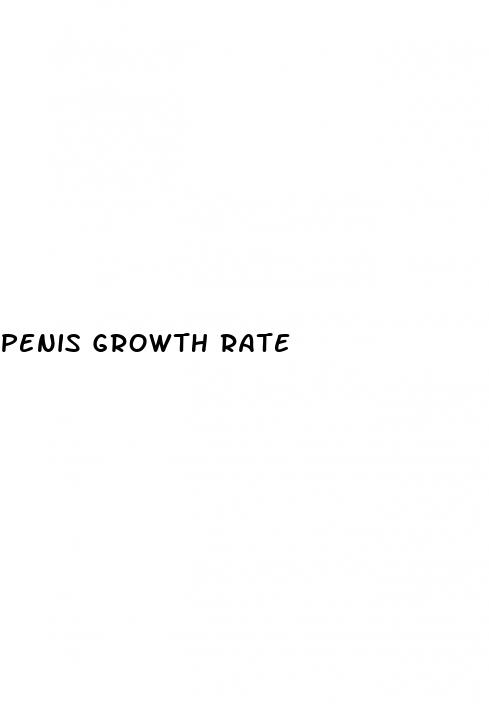 penis growth rate