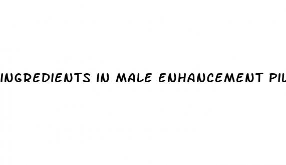 ingredients in male enhancement pills