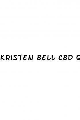 kristen bell cbd gummies